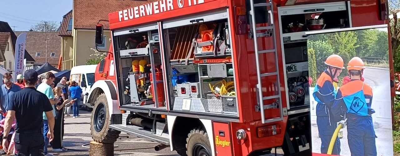 Das Tanklöschfahrzeug auf dem Handwerkermarkt