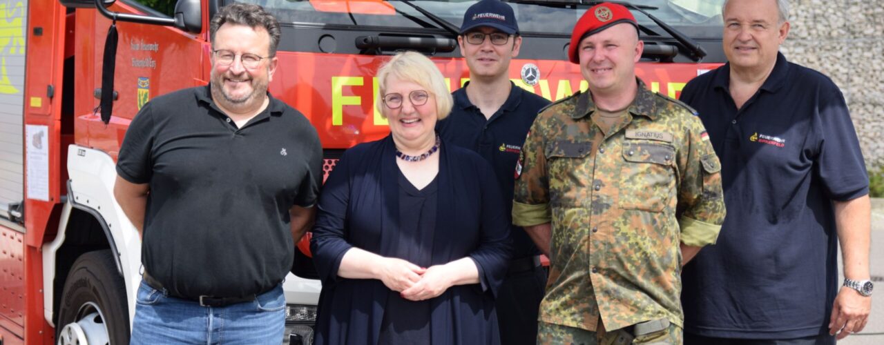 Gruppenbild mit Steiner, Mast, Bauser, Ignatius, oelschläger (v. l. n. r.)