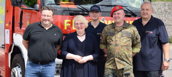 Gruppenbild mit Steiner, Mast, Bauser, Ignatius, oelschläger (v. l. n. r.)