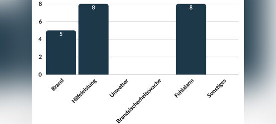 Diagramm der Einsatzzahlen Q2/25
